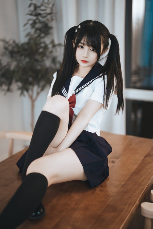 桜井宁宁 – NO.066 双马尾JK[70P-480MB]-3