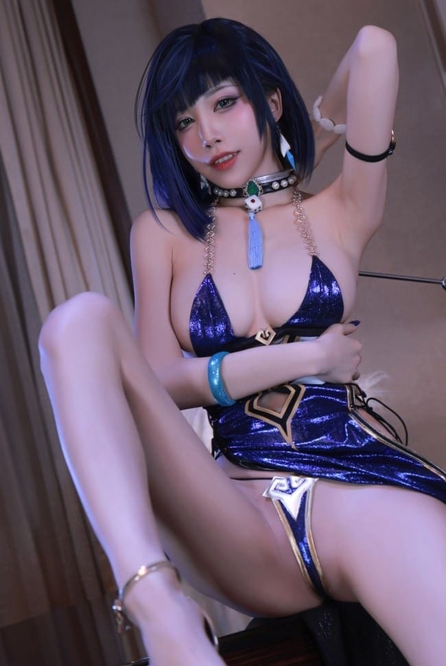 水淼aqua – NO.141 夜兰同人礼服+自拍[108P-334MB]-2
