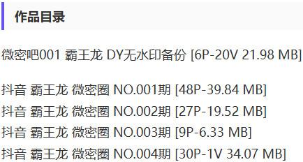 霸王龙 – 微密圈写真&视频合集【持续更新中】-1